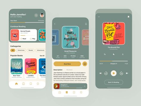 Book Reader App by Sasha Lytvynenko on Dribbble Book App Design, Book App Ui, Prototype App, Creative App Design, Community App, Icon Library, Mobile Website Design, Library App, Ios App Design