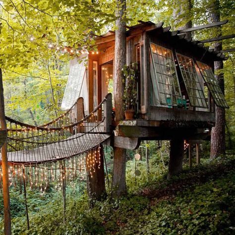 Treehouse Point, Swing Set Diy, Treehouse Masters, Diy Swing, Canopy And Stars, Tire Planters, Building A Treehouse, Tree House Plans, Tree House Diy