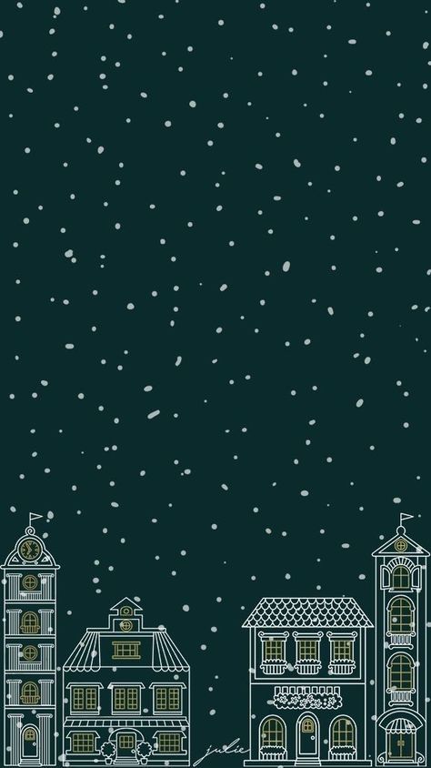 Blue Christmas Wallpaper Aesthetic, Blue Christmas Background, Christmas Wallpaper Iphone Cute, Iphone Wallpaper Winter, Winter Landscapes, Winter City, Xmas Wallpaper, Christmas Wallpaper Backgrounds, Winter Illustration