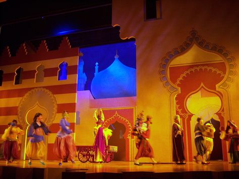 The set of Aladdin the musical.  Go see Aladdin when it opens on March 20, 2014! Aladdin Show, Aladdin Play, Aladdin Theater, Aladdin Broadway, Aladdin Musical, Aladdin Jr, Set Theatre, Arabian Nights Theme, Arabian Nights Party