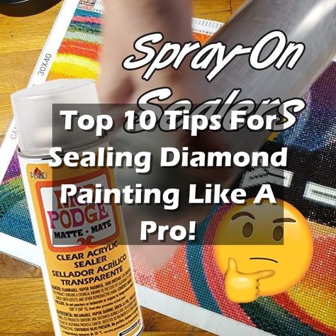 Learn how to seal diamond painting like a pro with these top 10 tips! Whether you're a beginner or experienced crafter, these techniques will help you achieve a flawless finish. Say goodbye to loose drills and protect your masterpiece for years to come. Check out our guide now! Sealing Diamond Painting, Diamond Paint, Amazing Paintings, Diamond Painting Kits, Drills, Painting Kits, Like A Pro, Diamond Painting, Top 10