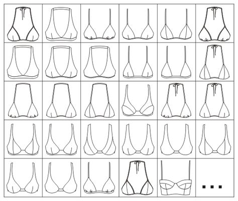 If you are still unsatisfied with the shapes of your swimsuit, create it with C-DESIGN Fashion ® Swimsuit Flat Sketch, Swimwear Design Sketch, Swimwear Technical Drawing, Swimsuit Template, Swimsuit Sketch, Diy Bathing Suit, Sewing Measurements, Swimwear Pattern, Fashion Design Patterns