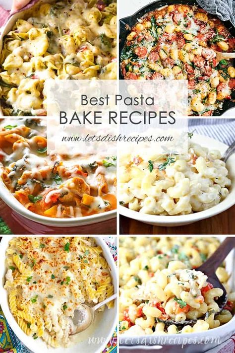 Best Pasta Bake Recipes Bake Pasta Recipes Easy, Pasta Bake Ideas, Greek Pasta Bake, Best Pasta Bake, Pasta Bowls Recipe, Dump Pasta Bake, Pasta Bakes Recipes, One Pan Pasta Bake, Easy Pasta Bake Recipes