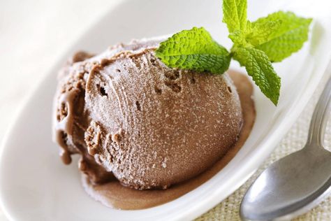 Simple Chocolate Ice Cream - 5 cups (ten ½-cup servings) Recipe - Cuisinart.com Chocolate Sauce Recipes, Cuisinart Ice Cream, Coconut Milk Ice Cream, Healthy Ice Cream Recipes, Ice Cream Ingredients, Food Contest, Unsweetened Coconut Milk, Healthy Ice Cream, Pot Luck