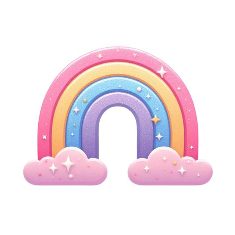 Do you want LOTS of cute clipart? Check out LadyBird Graphics Whole Store Bundle where you get all present AND future listings - an amazing saving!! https://www.etsy.com/au/listing/1646997359/whole-shop-bundle-cute-clipart Lovely little simple pastel sparkle rainbow  - the perfect clipart to use for any kids printable or project! Perfect graphic to use for birthday invitations and cards, or things such as paper crafts, planner printables, digital scrapbookoing, stickers or on just about any prin Rainbow Drawing, Rainbow Cartoon, Rainbow Printable, Cake Templates, Rainbow Clipart, Rainbow Png, Cartoon Clipart, Affinity Designer, Cute Clipart