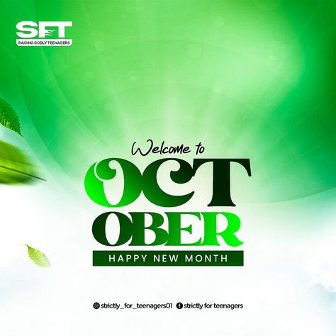 October New Month Design, Welcome To October Flyer Design, October New Month Flyer Design, Happy New Month Of October, Happy New Month October Flyer Design, October Flyer Design, Happy New Month Background, Happy New Month October, New Month Design Flyer