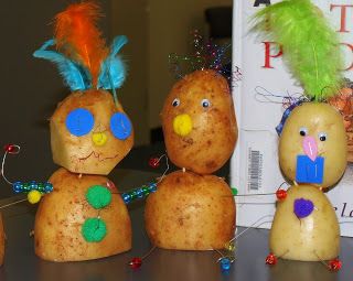 Picture Book Fun: The Potato People Pamela Allen Activities, Potato People, People Craft, Playgroup Ideas, Time Craft, Farm Unit, Playful Learning, Author Study, Substitute Teaching