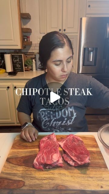 Mexican Steak Recipes, Steak Tacos Recipes, Round Steaks, Bottom Round Steak, Chipotle Steak, Chipotle Tacos, Steak Taco Recipe, Mexican Steak, Beef Steak Recipes