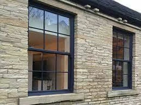 Vertical Sliding Sash Windows | Window Mate Anthracite Grey Windows, Upvc Sash Windows, Window Structure, Kerb Appeal, Grey Windows, Window Glazing, Energy Efficient Windows, French Doors Patio, Upvc Windows