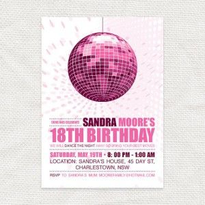 Birthday Dance, Disco Diva, Disco Birthday Party, Pink Disco, Ball Birthday, Super Party, Party Invite Design, Birthday Party For Teens, Invitation Party