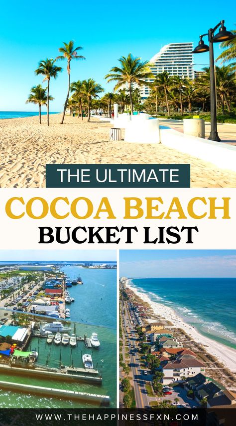 The Ultimate Cocoa Beach Bucket List Coco Beach Florida Things To Do, Florida Cocoa Beach, Cape Canaveral Florida Things To Do, Things To Do In Cocoa Beach Florida, Cocoa Beach Florida Things To Do, Daytona Beach Florida Things To Do, Cocoa Beach Florida Restaurants, Orlando Florida Beaches, Cocoa Beach Restaurants