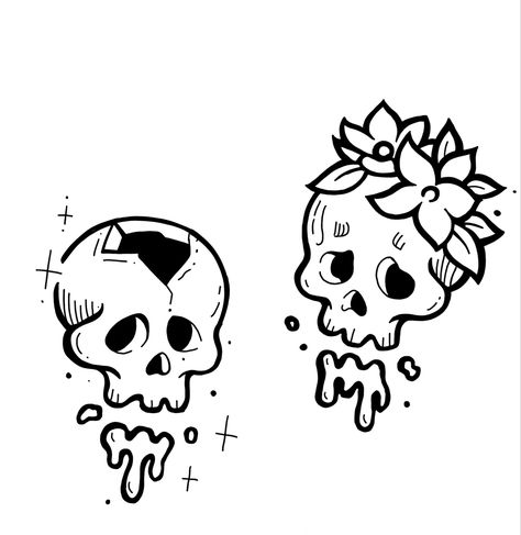 Tattoo Ideas Halloween, Halloween Tattoo Designs, Skull Drawing Sketches, Crisp Ink, Tattoo Skulls, Patchwork Tattoo Ideas, Halloween Flash, Patchwork Tattoo, Witch Spirituality