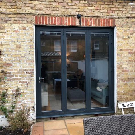 Easislide Bifold Doors Narrow Bifold Doors, Small Bifold Doors Onto Patio, Bifold Doors Onto Patio, Folding Sliding Doors, Bifold Patio Doors, Chiswick House, Kitchen 2024, Sliding Folding Doors, Bedroom Closet Design