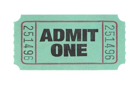 Admit One Ticket. Admit One Green Ticket Isolated on White , #AFF, #Ticket, #Admit, #Green, #White, #Isolated #ad Fair Tickets, Admit One Ticket, One Ticket, Year Book, Theater Tickets, Full Life, Pop Art Comic, Movie Tickets, Admit One