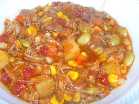 Brunswick Stew Georgia Style ( Chicken & Pork ) Brunswick Stew Recipe, Georgia Style, Low Fat Chicken, Brunswick Stew, Lots Of Food, Pork Recipe, Stew Recipe, Chicken Stew, Southern Cooking