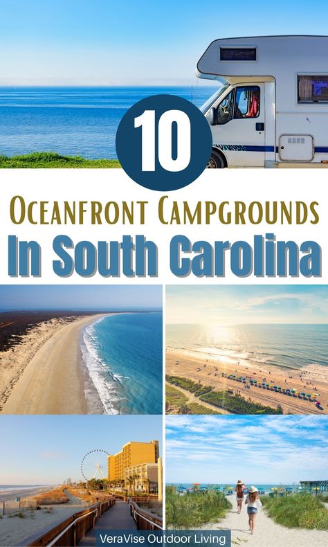 Camping North Carolina, Camping In South Carolina, North Carolina Resorts, Visit South Carolina, Isle Of Palms South Carolina, Forest Therapy, Gatlinburg Tennessee Vacation, Luxury Rv Resorts, Myrtle Beach State Park