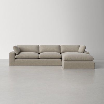 Modern Comfortable Sofa, Right Sectional Sofa, Big Comfy Sectional, Furniture Sofas, Super Comfy Couch, Chaise Sectional, Chaise Couch, Organic Modern Sectional Sofa, Oatmeal Couch