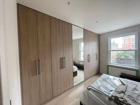 Bespoke bedroom wardrobe in ligh finish of Sand Orleans Oak (H1377) #fittedwardrobes #wardrobes #bespokewardrobes Bespoke Bedroom, Bespoke Wardrobe, Kitchen Prices, Fitted Wardrobes, Built In Furniture, Bedroom Wardrobe, Walk In Wardrobe, Fitted Furniture, Built In Wardrobe