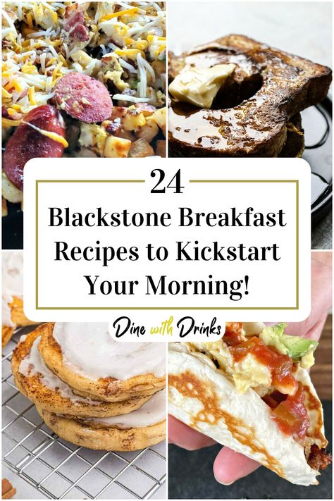 Collage of 4 blackstone breakfast recipes. Blackstone Breakfast Recipes, Blackstone Breakfast Ideas, Blackstone Breakfast, Lush Desserts, Blackstone Grill, Cinnamon Roll Pancakes, Flat Top Griddle, Griddle Recipes, Iron Grill