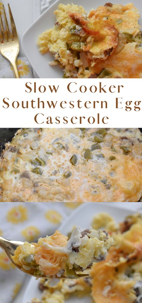 This Weight Watchers Slow Cooker Southwestern Egg Casserole is an easy-to-make recipe! It freezes well, perfect for any meal and makes for great leftovers. WW recipes. WW slow cooker recipes. WW breakfast recipes. WW crock pot recipes. Crock pot breakfast recipes. Breakfast casseroles. Weight watchers recipes. Weight Watchers breakfast recipes. Weight Watchers slow cooker recipes. Healthy breakfast casseroles. Healthy recipes using eggs. Crock Pot Breakfast Casseroles, Ww Slow Cooker Recipes, Healthy Breakfast Casseroles, Crock Pot Breakfast Recipes, Ww Breakfast Recipes, Recipes Using Eggs, Weight Watchers Slow Cooker Recipes, Casseroles Healthy, Weight Watchers Slow Cooker