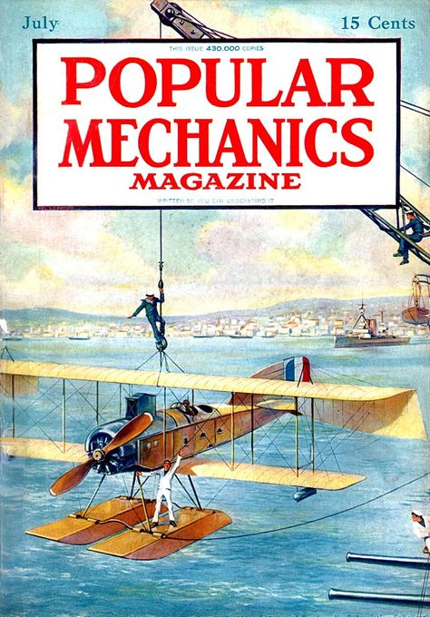 Popular Mechanics 1916-07 : Free Download, Borrow, and Streaming : Internet Archive Popular Mechanics Projects, Vintage Popular Mechanics, Eye Health Facts, Popular Mechanics Diy, Pretty Posters, Popular Mechanics Magazine, Coffee Art Print, 70s Sci Fi Art, Flying Boat