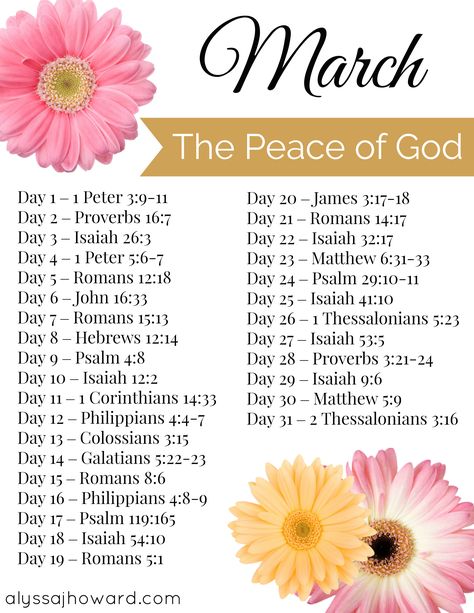 March Bible Reading Plan March Bible Reading Plan, Christian Challenges, Bible References, Relationship Poems, The Peace Of God, Scripture Writing Plans, Prayer Journaling, Bible Readings, Scripture Writing