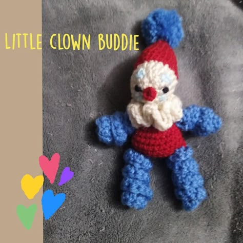 Crochet Clown Doll Free Pattern, Crochet Clown Doll, Crochet Clown Pattern Free, Clown Crochet Pattern Free, Clowncore Crochet, Crochet Clown Pattern, Clown Crochet Pattern, Clown Crochet, Crocheting Ideas