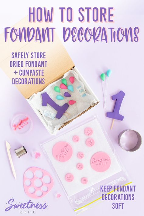 How To Keep Fondant From Cracking, How To Make Fondant Decorations, How To Work With Fondant, Fondant Cutouts, Frozen Fondant, Cupcake Filling, Frosting Decorating, Decorations For Cakes, Fondant Creations