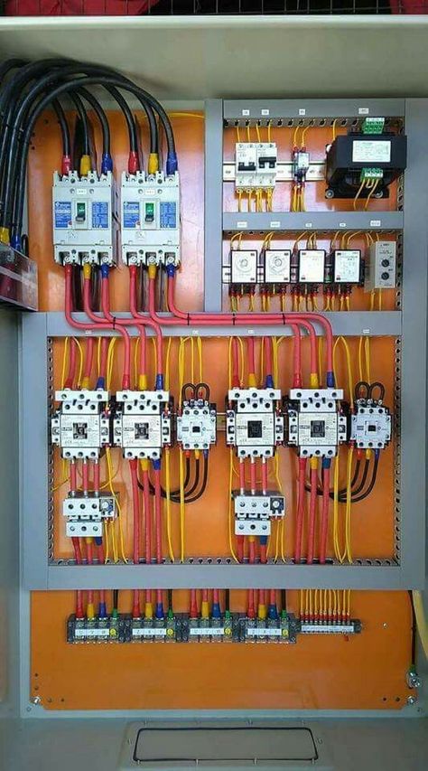 Electrical Panel Wiring, Electrical Engineering Projects, Basic Electrical Wiring, Electrical Symbols, Home Electrical Wiring, Electrical Circuit Diagram, Wire Installation, Electrical Circuit, Solar Panel Battery