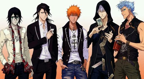 Bleach guys :) Bleach Pictures, Bleaching Clothes, Kuchiki Byakuya, Rukia Bleach, Bleach Funny, Ulquiorra Cifer, Byakuya Kuchiki, Bleach Anime Art, Kurosaki Ichigo