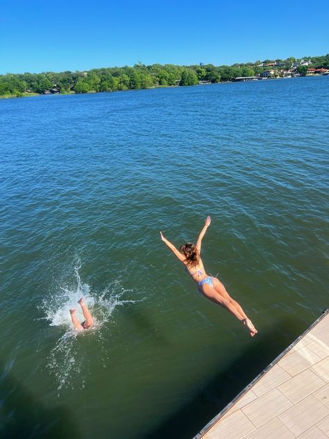 belly flop | lake austin | austin | texas | lake | summer | Texas Summer Aesthetic, Texas Lakes, Texas Summer, Lake Summer, Lake Austin, Ut Austin, Sweet Summer, Pretty Selfies, Photo Tips