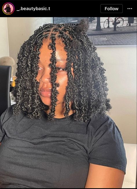 Small Butterfly Locs, Hairstyles For Black People, Short Protective Styles, Short Butterfly Locs, Braided Hairstyles For Black Women Cornrows, Summer Braids, Butterfly Locs, Big Box Braids Hairstyles, Black Ponytail Hairstyles