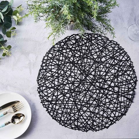 Placemats For Wedding, Placemats Design, Casual Table Settings, Woven Placemat, Lace Placemats, Vinyl Placemats, Dining Table Placemats, Round Table Mats, Gorgeous Centerpieces