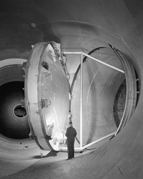 Nasa History, Vintage Nasa, Underground Bunker, Nasa Images, Wind Tunnel, Aircraft Engine, Setting Ideas, Space Nasa, To Infinity And Beyond