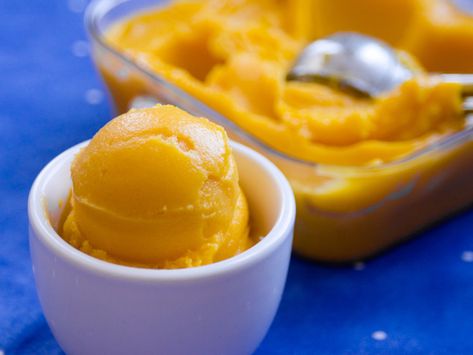 Best Sorbet Recipe, Mango Sorbet Recipe, Mango Sorbet, Tom Collins, Coconut Ice Cream, Sorbet Recipes, Mango Flavor, S'mores, Serious Eats