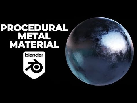 (3) Procedural metal material in Blender - YouTube Blender Material, Zbrush Tutorial, Liquid Metal, 3d Metal, Blender 3d, I Will Show You, Metal Material, Zbrush, Want You