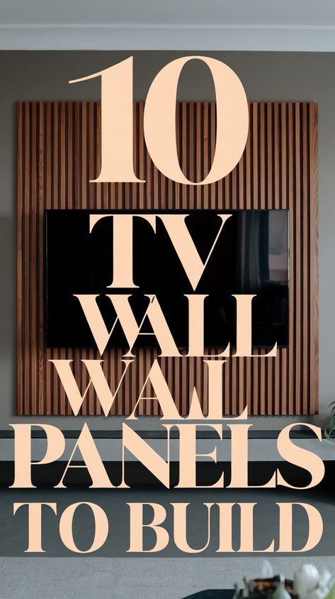 10 DIY TV Wall Panels You Can Build This Weekend (And Impress Your Friends!) Diy Tv Area Ideas, Tv Wooden Panel Tv Walls, Fluted Wall Panel Tv, Slat Wall Ideas Living Room, Tv Panel Ideas, Diy Tv Wall Ideas, Diy Wall Paneling Ideas, Japandi Tv Wall, Wood Panel Tv Wall