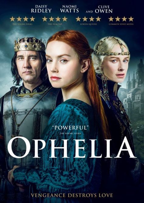 Ophelia Movie, Ophelia 2018, Mystery Tv Series, Date Night Movies, Film Recommendations, Night Movie, Common Sense Media, Period Movies, Historical Women