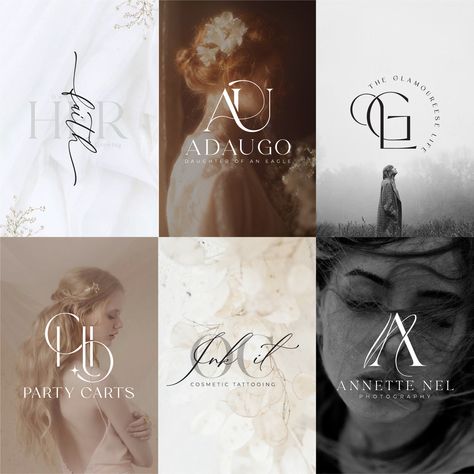 B S Logo Design, Fancy Logo Design Ideas, Womens Ministry Logo, Delicate Logo Design, Classy Branding Design, Unique Logo Design Creative, Elegant Logo Design Luxury, Venue Branding, Beauty Brand Logo