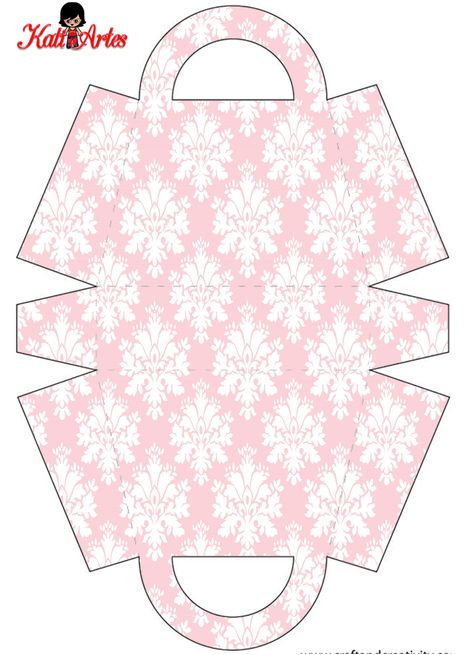 Damask: Free Printable Paper Purses. Diy Paper Purses, Paper Purses, Handbag Card, Paper Purse, Purse Crafts, Leather Bag Pattern, Gift Box Template, Diy Gift Box, Templates Printable Free