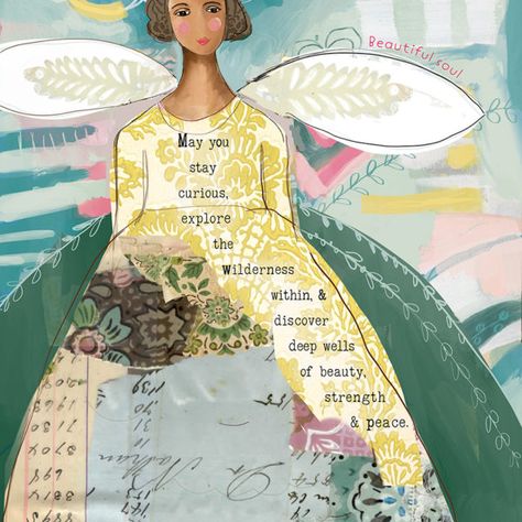 Blog | Kelly Rae Roberts Kelly Ray Robert, Kelly Rae Roberts Art, Kelly Rae Roberts, Creative Retreat, Full Time Artist, Collage Art Mixed Media, Angel Art, Beautiful Soul, Whimsical Art