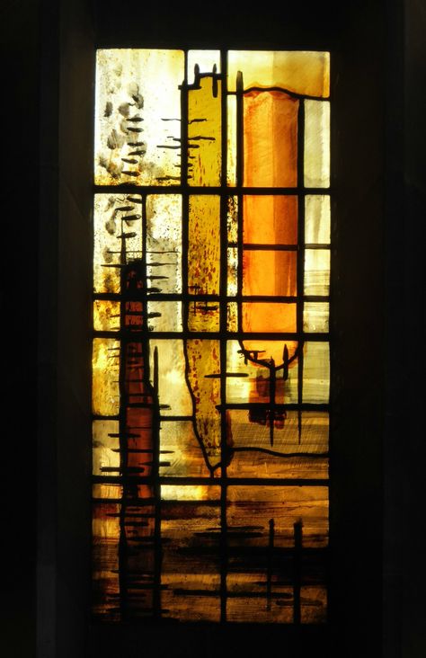 Brown Stained Glass Window, Glass Art Ideas, Stained Windows, Chartres Cathedral, Glass Art Pictures, Modern Stained Glass, Sun Painting, John Piper, Glass Brick