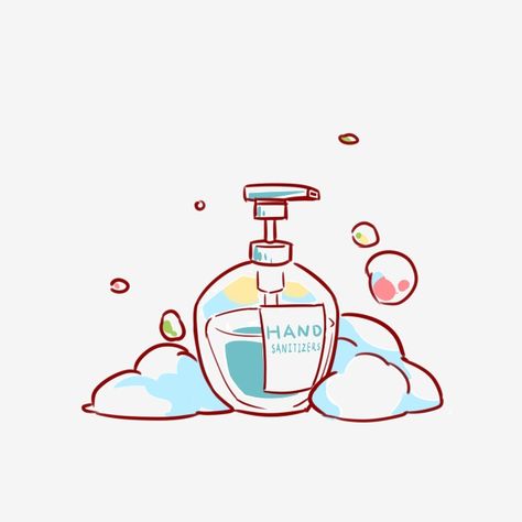 Soap Drawing, Hygiene Illustration, Chemistry Illustration, Soap Illustration, Bathroom Drawing, Simple Wall Paintings, Cleaning Icons, Cute Bathroom, Props Art