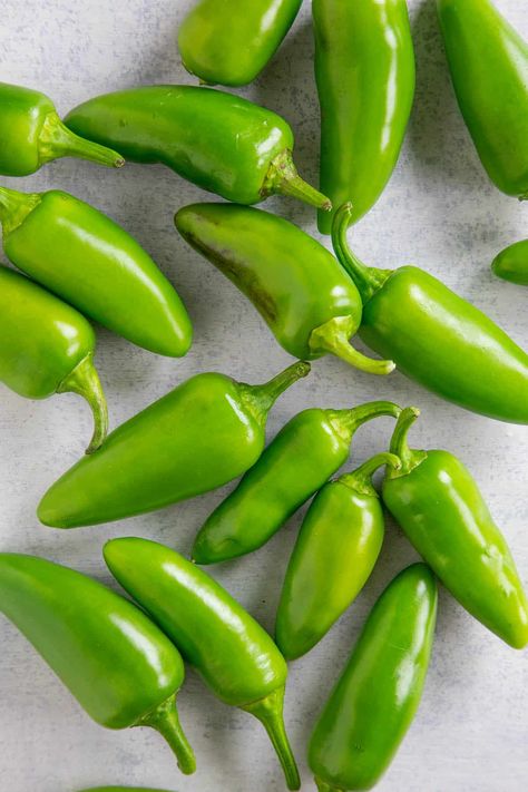 Types Of Chili Peppers, Jalapeno Chili, Mexican Chili, Red Jalapeno, Kitchen Basics, Jalapeno Peppers, Sweet Bell Peppers, Dried Peppers, Capsicum Annuum