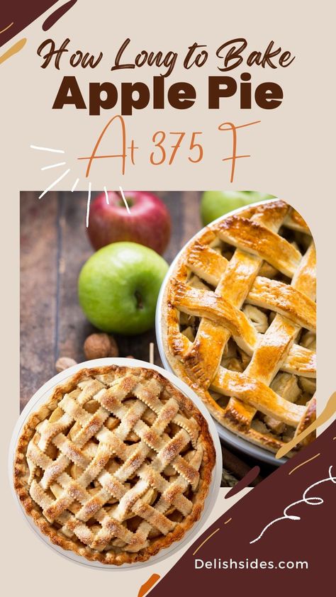 How Long To Bake Apple Pie At 375 Apple Pie Cooking Time, How Long To Bake Apple Pie, Apple Pie Bake Time, Homemade Ciabatta, Homemade Ciabatta Bread, Apple Pie Crust, Premade Pie Crust, Apple Pie Recipe Homemade, Apple Turnovers