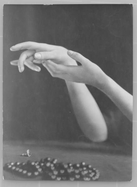 E.O. Hoppe, Close-up of a woman’s graceful hands with ring and necklace in foreground, 1925 Travis Bedel, Hand With Ring, Hand Photography, Louise Bourgeois, Hand Reference, 인물 사진, Vintage Photography, High Quality Art Prints, Find Art