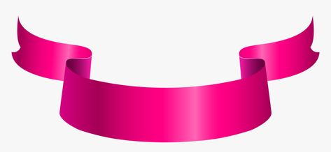 Pink Ribbon Banner, Hot Pink Ribbon, Pink Banner, Banner Png, Banner Design Inspiration, Ribbon Banner, Png Transparent, Pink Ribbon, Transparent Png