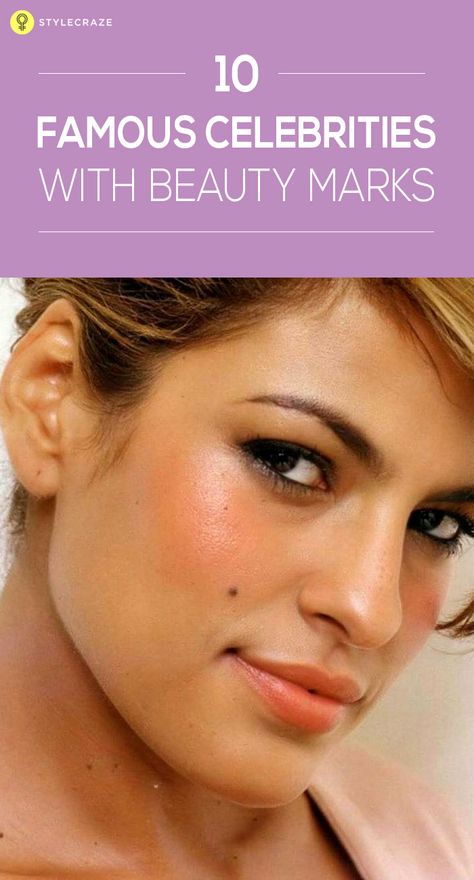 Eva Mendes is considered to be one of the sexiest women. Her smile is very attractive and the mole above her lip makes her smile even more beautiful. Models With Moles On Face, Beauty Moles On Face, Women With Moles On Face, Beauty Spot Tattoo Face, Beauty Spot Makeup, Attractive Moles On Face, Beauty Mark Above Lip, Beauty Mark Tattoo Face, Pretty Moles On Face