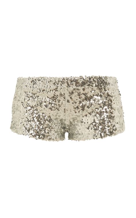 Dash Sequined Mini Shorts By Siedrés | Moda Operandi Sparkle Shorts, Glitter Shorts, Fest Outfits, Metallic Shorts, Sequin Shorts, Mini Shorts, Looks Vintage, Fashion Killa, Moda Operandi