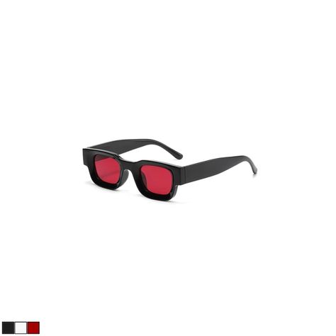 sunglasses with red lenses and black frames Red Glasses, Glasses Men, Black Frames, Black Frame, Lenses, Sunglasses, Red, Quick Saves, Black